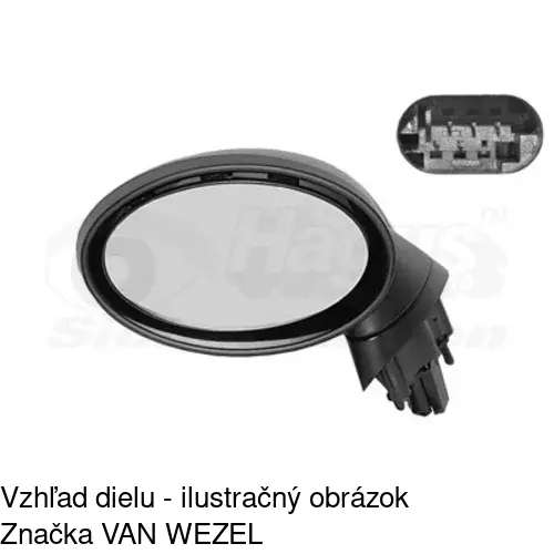 Vonkajšie zrkadlo 5101514S /POLCAR/ - obr. 2