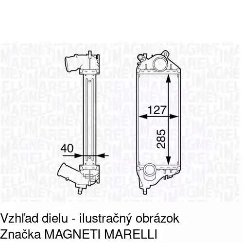 Chladiče vzduchu (Intercoolery) POLCAR 5101J82X