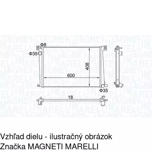 Chladiče vody 510208-2 /POLCAR/ - obr. 2