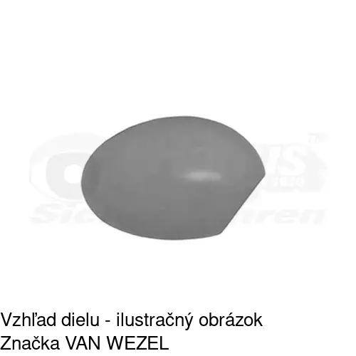 Rám vonkajšieho zrkadla 510255PM /POLCAR/ - obr. 3