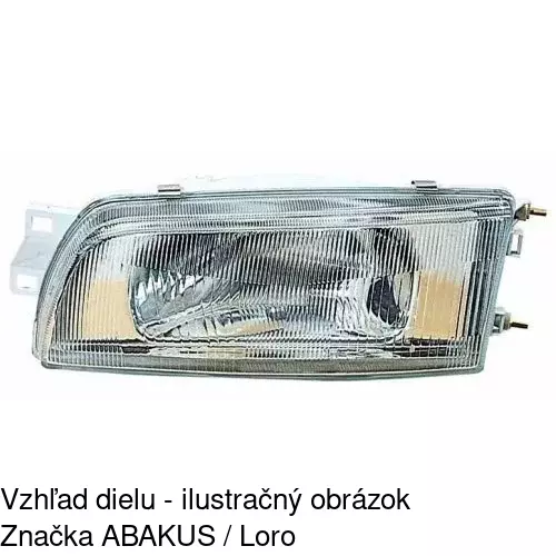 Hlavný reflektor 5217100E /POLCAR/ - obr. 3