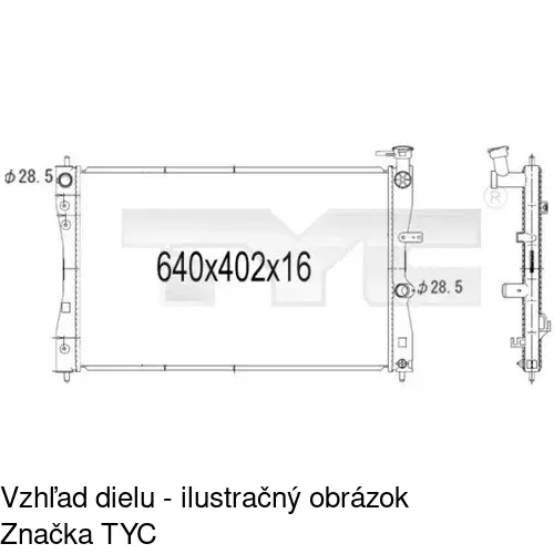 Chladiče vody 524108-1 /POLCAR/ - obr. 2