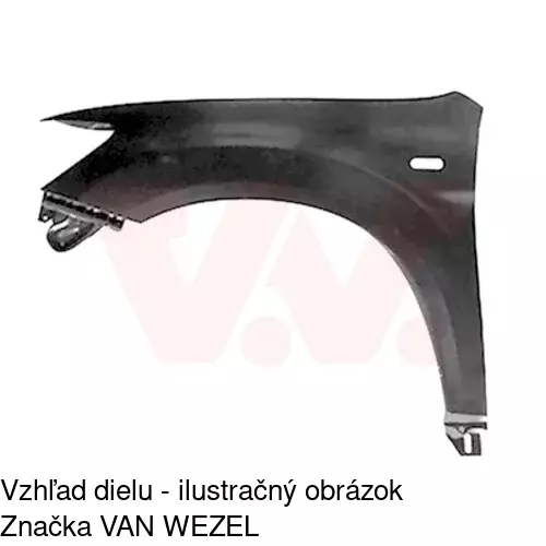 Predný blatník 525501 /POLCAR/ - obr. 1