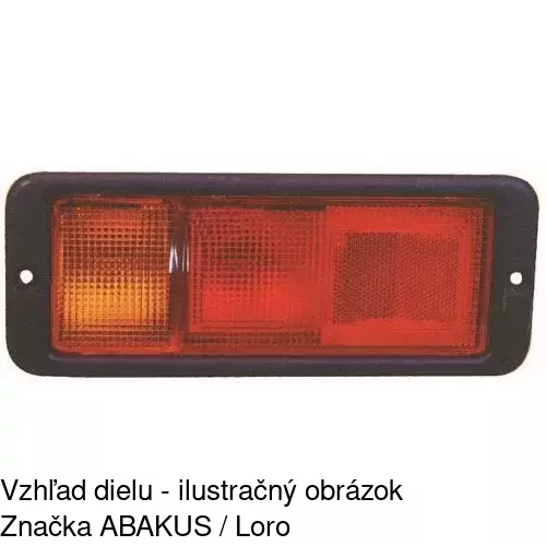Zadné svetlo 5272872E /POLCAR/ - obr. 1