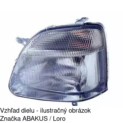 Hlavný reflektor POLCAR 550309-V