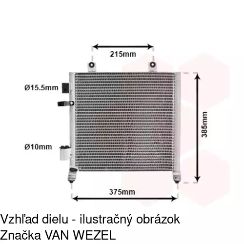 Chladiče klimatizácie 5503K8C1 /POLCAR/ - obr. 3