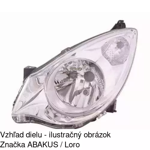 Hlavný reflektor 550609-V /POLCAR/ - obr. 2
