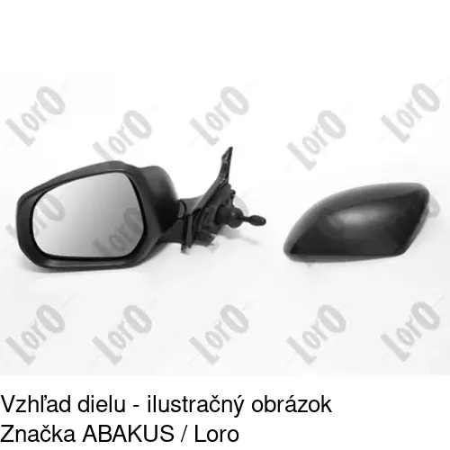 Vonkajšie zrkadlo 5506512M /POLCAR/ - obr. 2