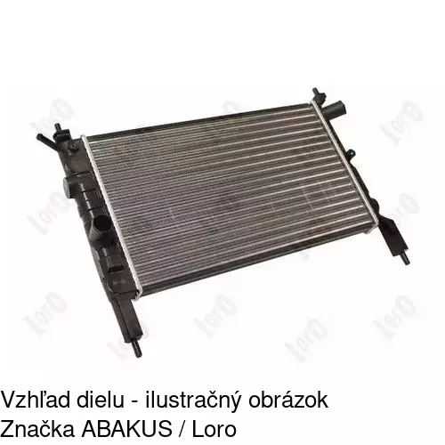 Chladiče vody 550708B1 /POLCAR/ - obr. 3