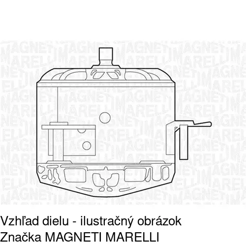 Ventilátor bez krytu / podpery 550723U2 /POLCAR/ - obr. 3
