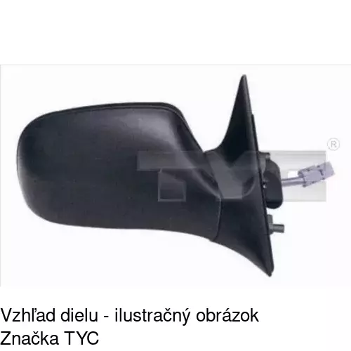 Vonkajšie zrkadlo 5507524M /POLCAR/ - obr. 1