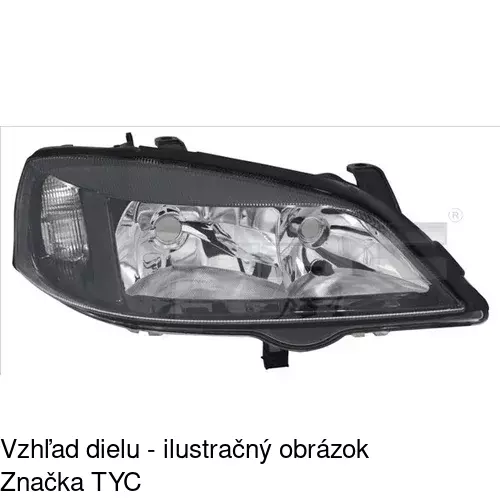 Hlavný reflektor POLCAR 5508093H
