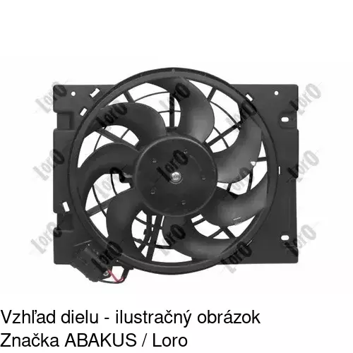 Ventilátory chladičov 550823W2 /POLCAR/ - obr. 5