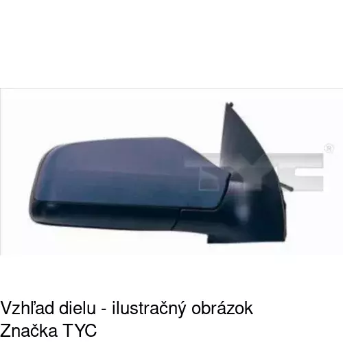 Rám vonkajšieho zrkadla 550855PE /POLCAR/ - obr. 2