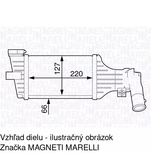 Chladiče vzduchu (Intercoolery) 5508J82X /POLCAR/ - obr. 1