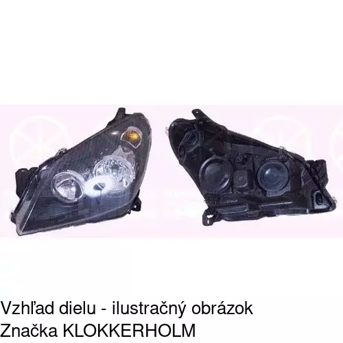 Hlavný reflektor 550910-H /POLCAR/ - obr. 2