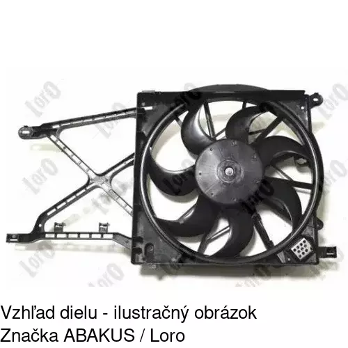 Ventilátory chladičov 550923W2 /POLCAR/ - obr. 2