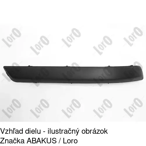 Lišta nárazníka 550996-9 /POLCAR/ - obr. 1