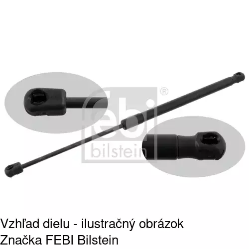 Plynová pružina 5509AB4 /POLCAR/ - obr. 1