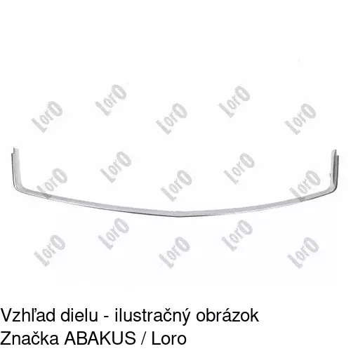 Lišta masky POLCAR 551005-6