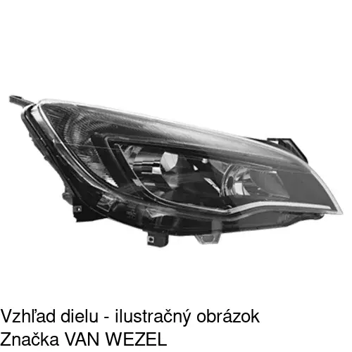 Hlavný reflektor 5511102H /POLCAR/ - obr. 4