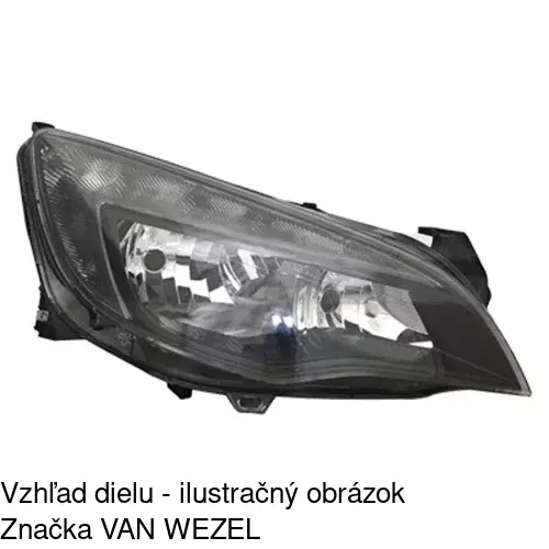 Hlavný reflektor 5511107H /POLCAR/ - obr. 4
