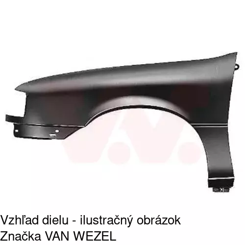 Predný blatník 551401 /POLCAR/ - obr. 2