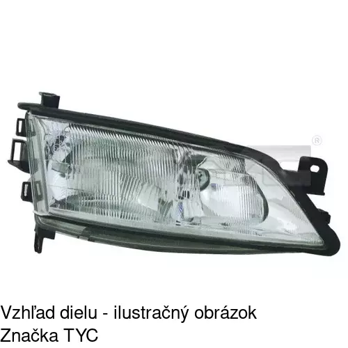 Sklo reflektora POLCAR 551611-E