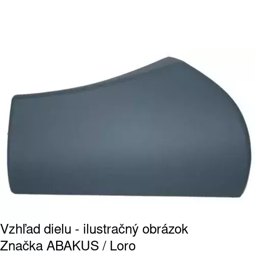 Rám vonkajšieho zrkadla 551656PM /POLCAR/ - obr. 3