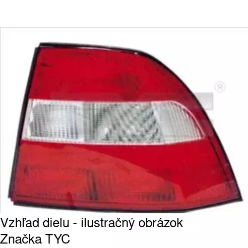 Zadné svetlo 5516880E /POLCAR/