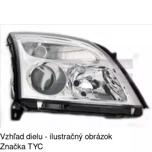 Hlavný reflektor POLCAR 5518100E