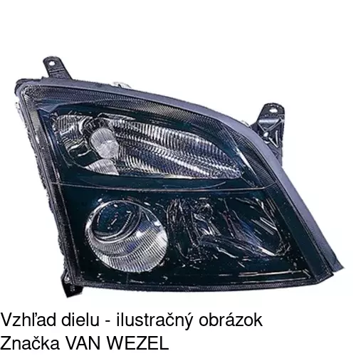Hlavný reflektor 5518101H /POLCAR/ - obr. 4