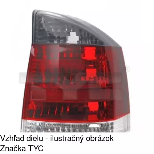 Zadné svetlo 5518881E /POLCAR/ - obr. 2