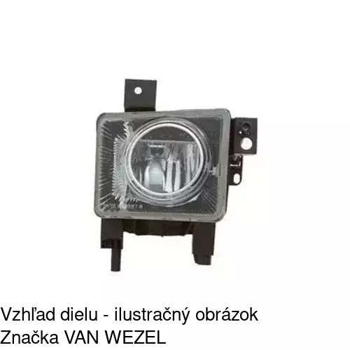 Hmlové svetlo - predné 5519302E /POLCAR/ - obr. 3