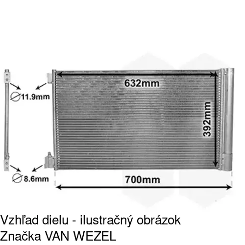 Chladiče klimatizácie 5520K81X /POLCAR/ - obr. 5