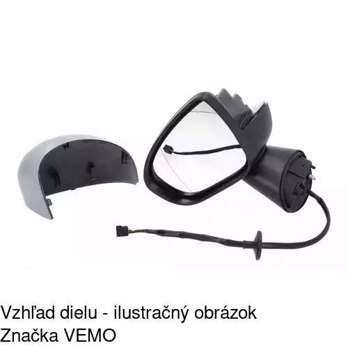 Rám vonkajšieho zrkadla 554654PM /POLCAR/ - obr. 3