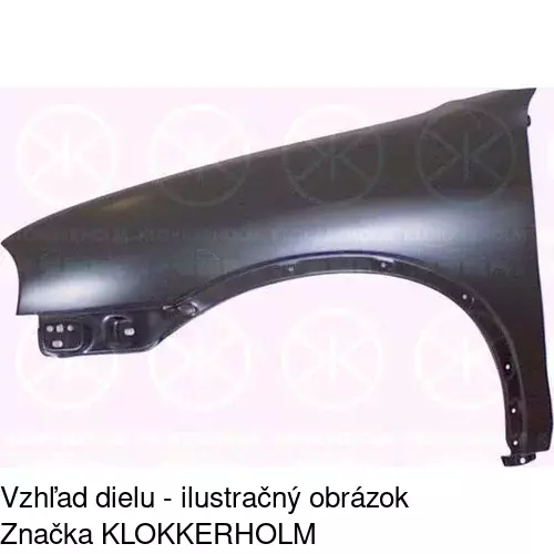 Predný blatník POLCAR 555502-J