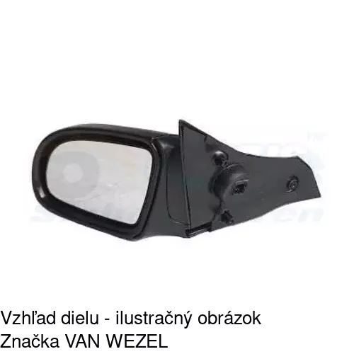 Vonkajšie zrkadlo 55555110E /POLCAR/ - obr. 3