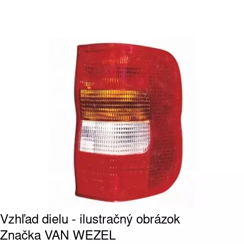 Zadné svetlo 5555882V /POLCAR/ - obr. 1