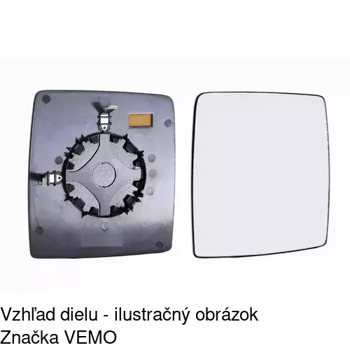 Sklo vonkajšieho zrkadla s držiakom 5556548M /POLCAR/ - obr. 5
