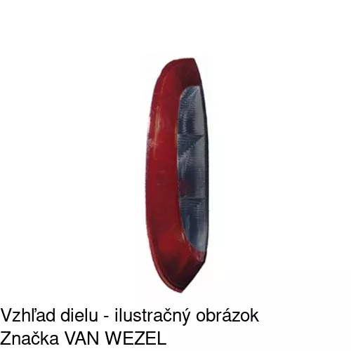 Zadné svetlo POLCAR 555687-V