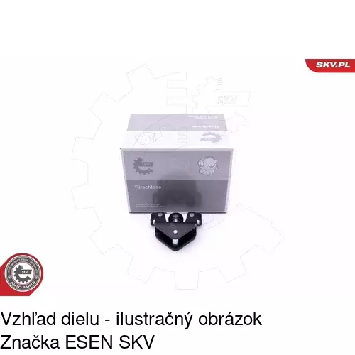 Vozík - kolieska pant posuvných dverí 5556Z-70 /POLCAR/