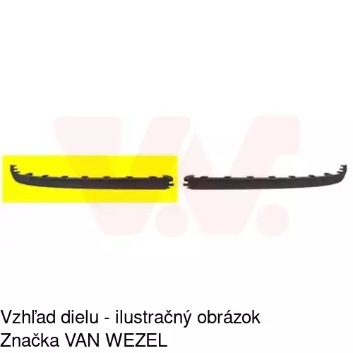 Spojler predného nárazníka 555725-2 /POLCAR/ - obr. 1