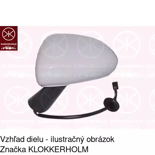 Vonkajšie zrkadlo 5558515S /POLCAR/ - obr. 1