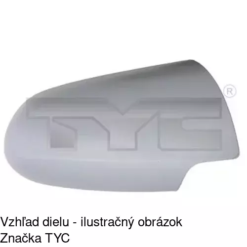 Rám vonkajšieho zrkadla 556054PE /POLCAR/ - obr. 1