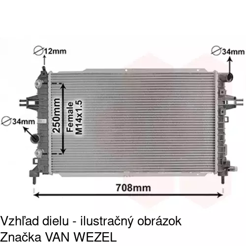 Chladiče vody 5561081X /POLCAR/ - obr. 1