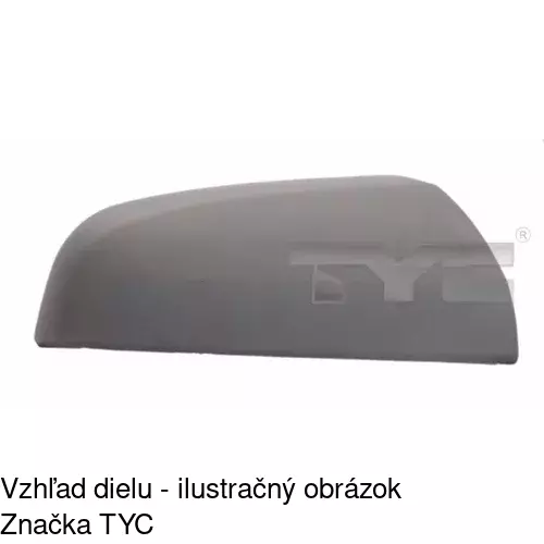 Rám vonkajšieho zrkadla 556155PM /POLCAR/ - obr. 1