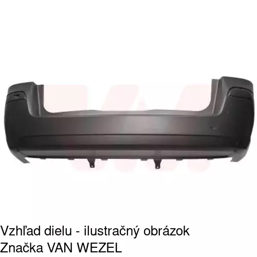 Zadný nárazník 556196 /POLCAR/ - obr. 1