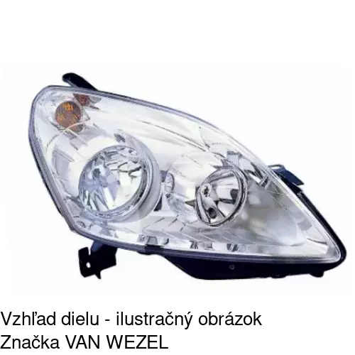Hlavný reflektor 556310-E /POLCAR/ - obr. 5