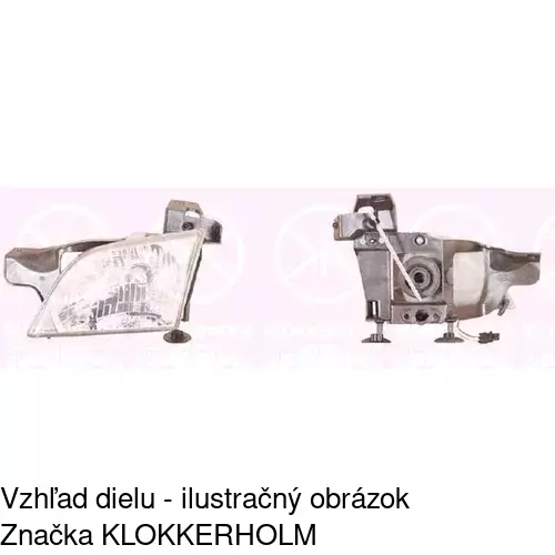 Hlavný reflektor 558109-E /POLCAR/ - obr. 1